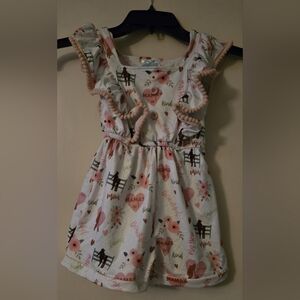 SHEA BABY Romper w/ flower print Size 5T NWOT